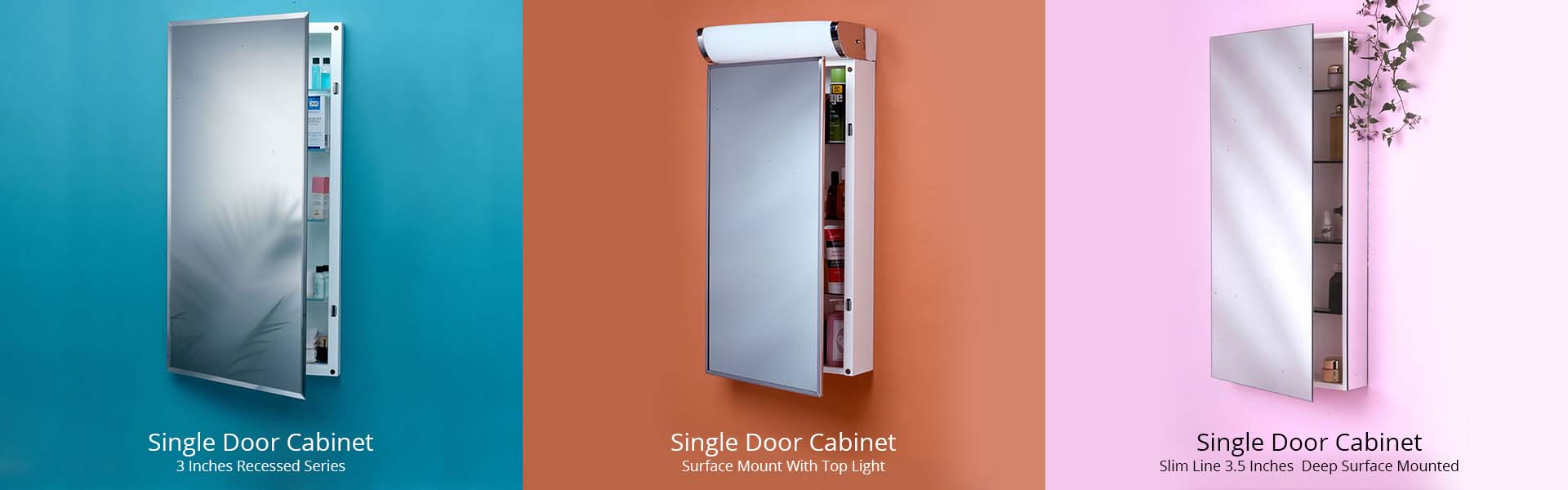 Single Door Medicine Cabinets